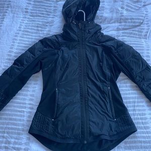 Lululemon black running jacket